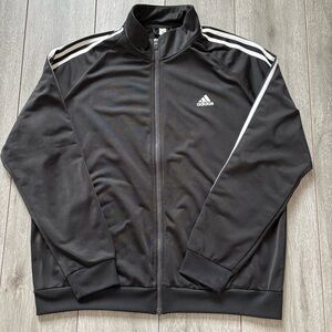 ADIDAS Mens Essentials Warm-Up track jacket size XL EUC